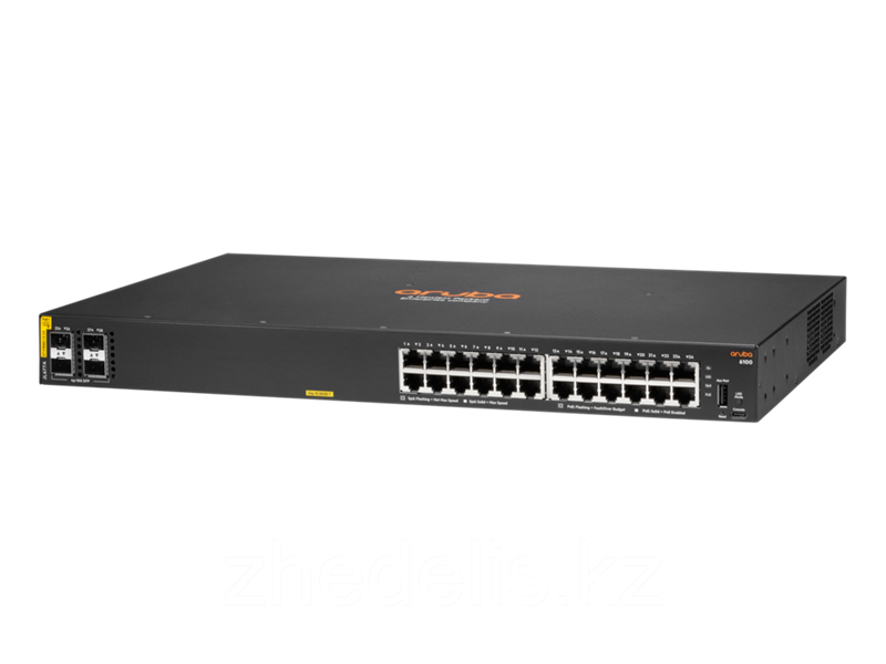 Коммутатор HP Enterprise/Aruba 6100 24G Class4 PoE 4SFP+ 370W